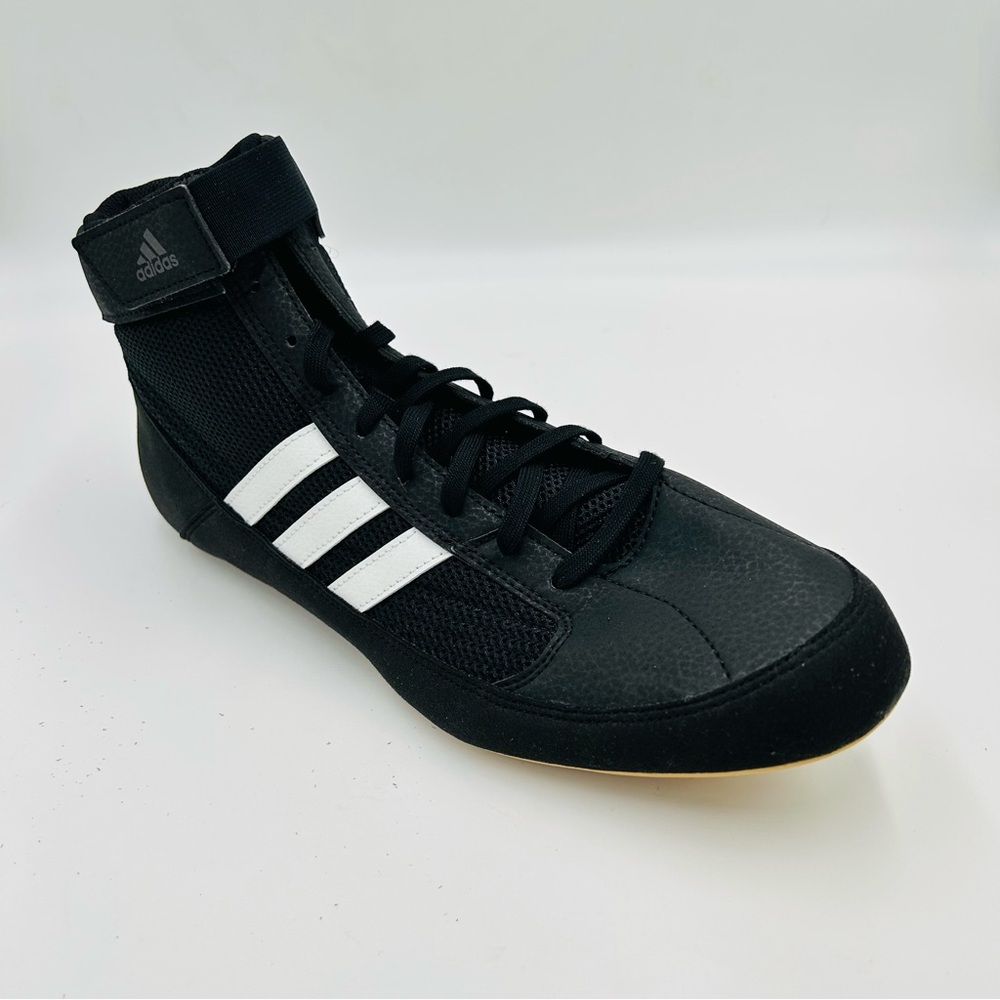 Adidas shoes Lutte Wrestling Shoes Black White Athletic Shoes new men size 11.5